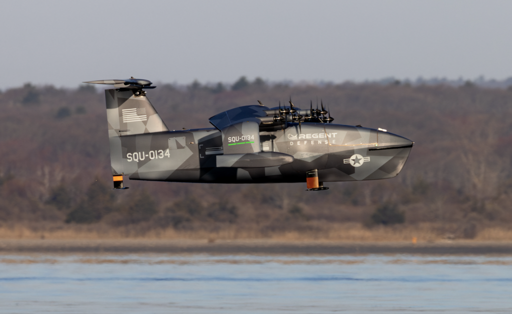 REGENT Achieves First Flight of Squire Autonomous Defense Seaglider