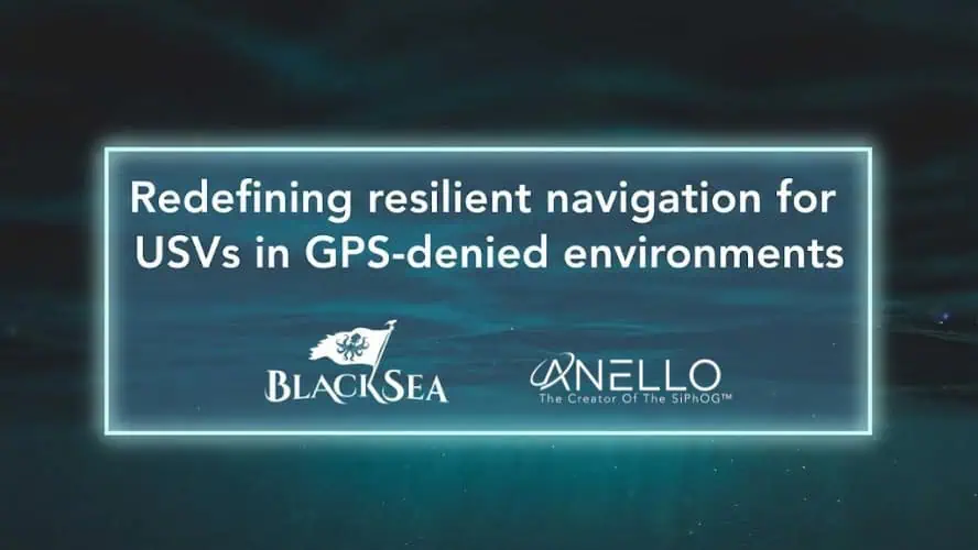 ANELLO Maritime INS Selected for Autonomous Navigation