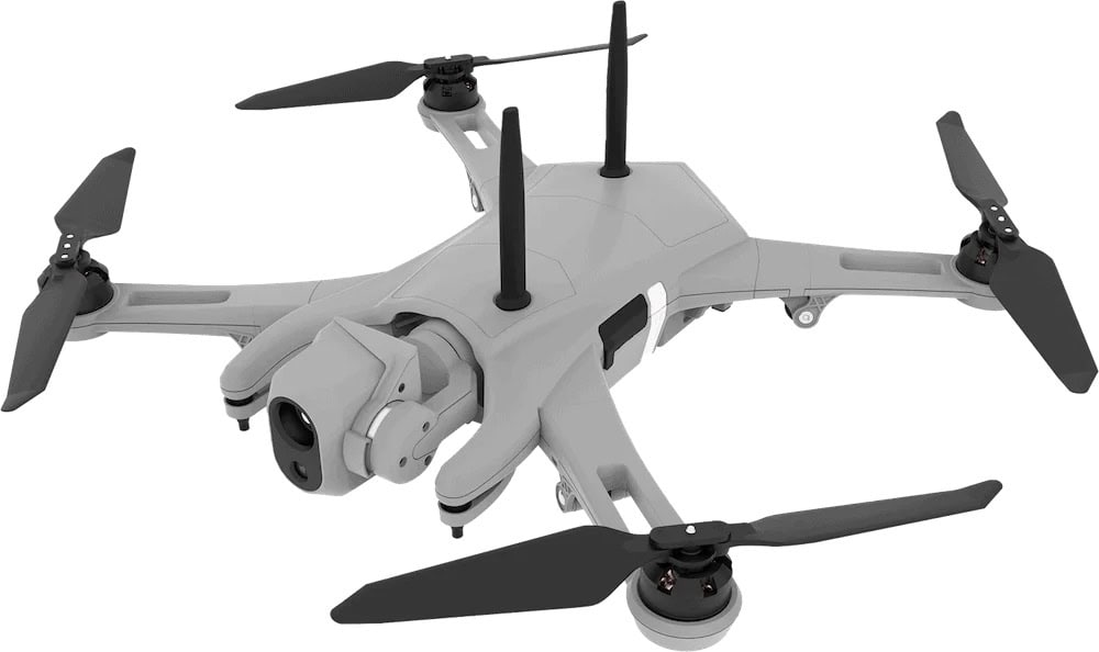 Mały bezzałogowy statek powietrzny Teal 2 Quadcopter firmy Red Cat Holdings