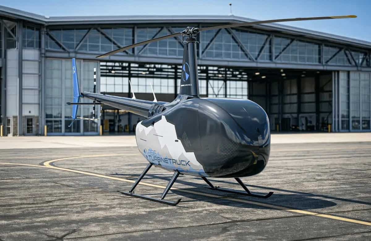 Robinson Unmanned R66 TurbineTruck Airfield Deployment
