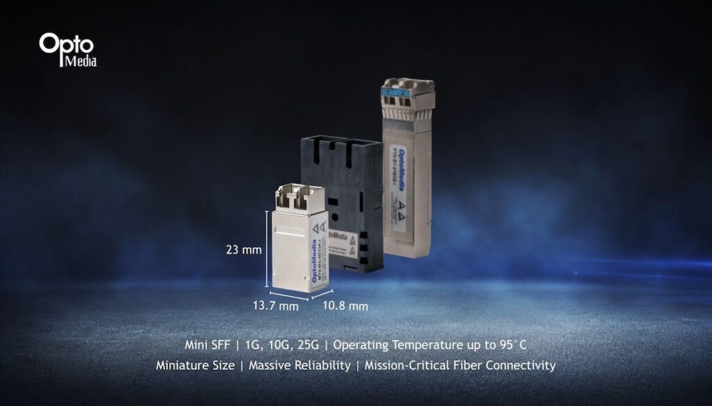 Mini SFF Optical Transceivers for Rugged Embedded Systems