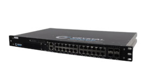 Rugged 24-port edge switch with 1/10/25GbE uplinks