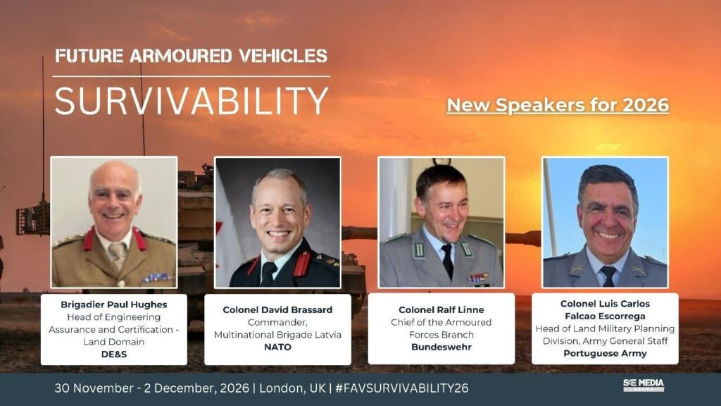 Future Armoured Vehicles Survivability 2026 Returns to London