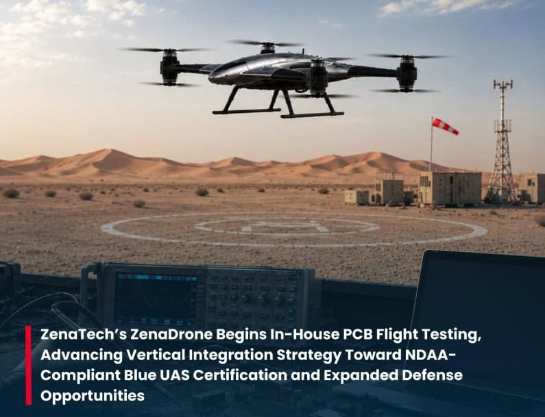 PCB Flight Testing Advances Blue UAS Efforts