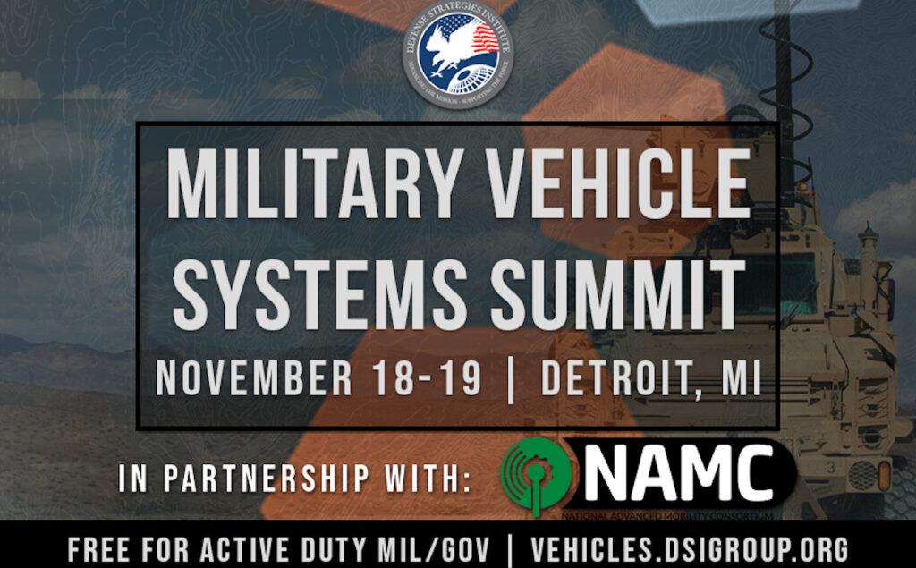 6th Annual Military Vehicles Summit Returns in 2026