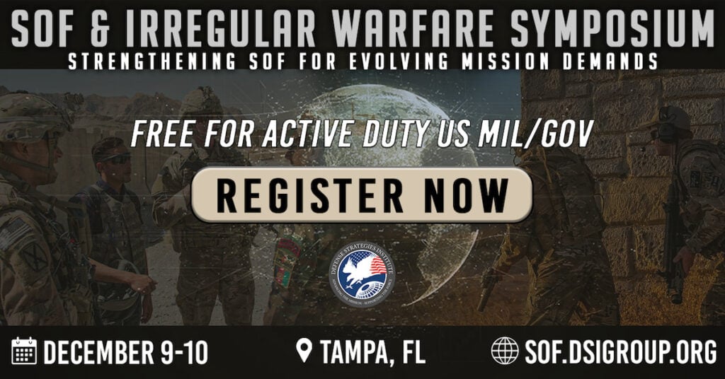 SOF & Irregular Warfare Symposium 2026 to Examine Future Warfare Strategies