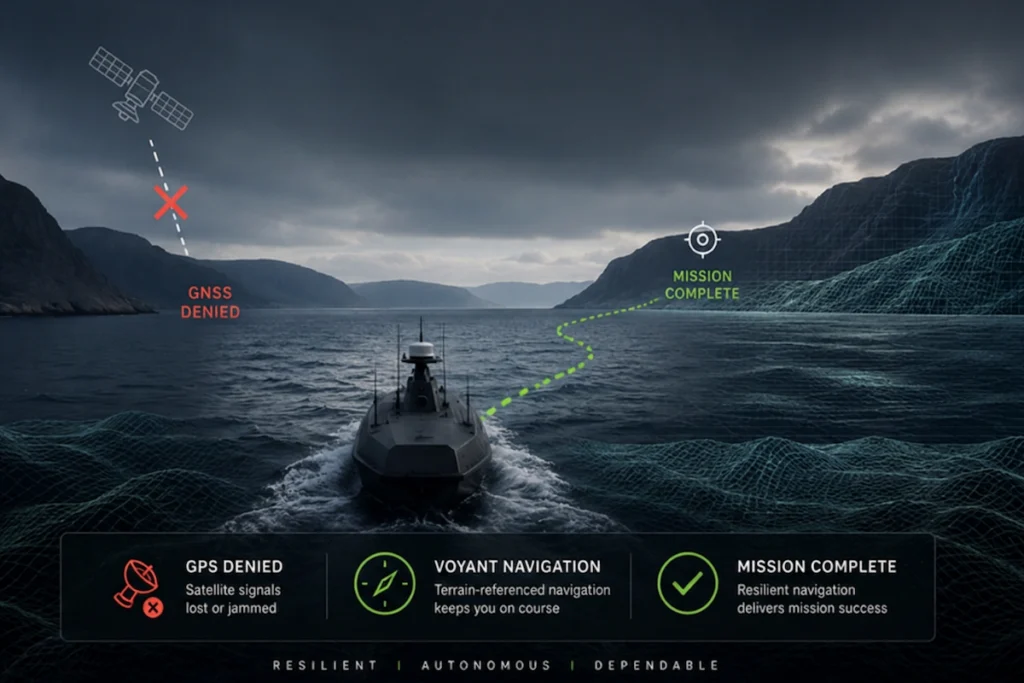 ASV Uses Radar & Terrain Mapping for GNSS-Denied Navigation