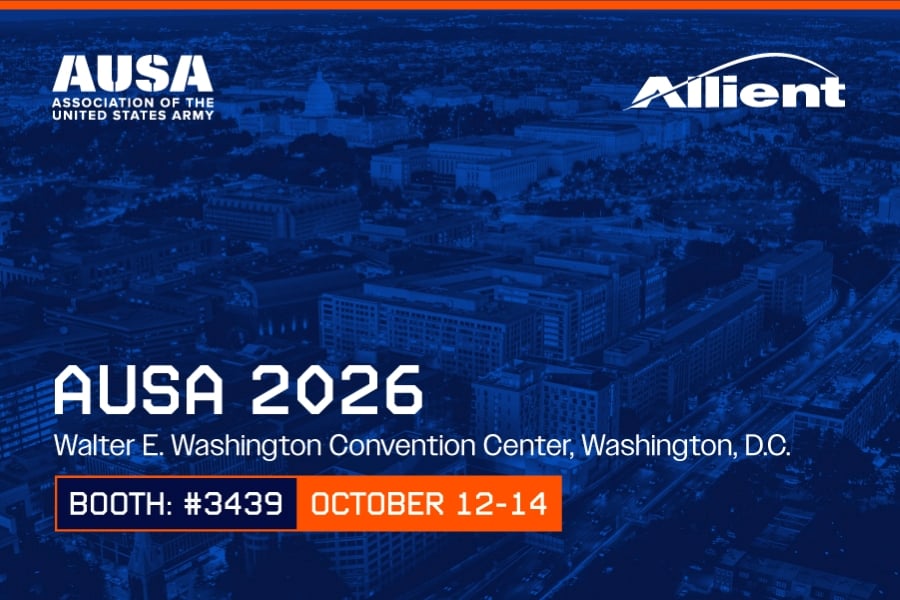Allient to Showcase Tactical Motors & Steering Solutions at AUSA 2026