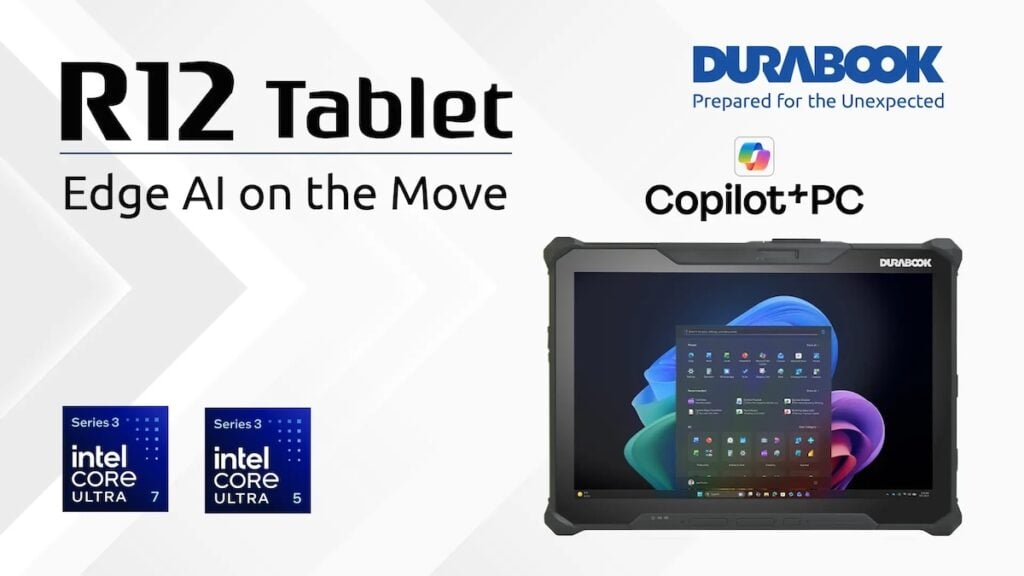 Durabook Debuts Rugged Tablet for Active Edge AI