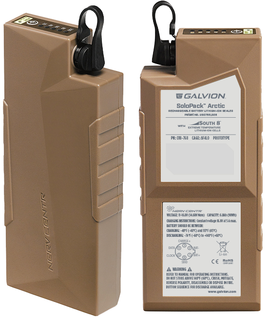 Galvion Launches Extreme-Cold Soldier Battery Developed with South 8 Technologies