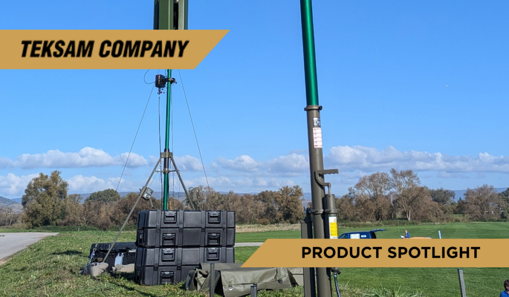 Teksam QT Series Pneumatic Masts for Deployable Equipment Support